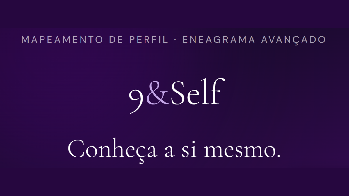 9&Self — Descubra sua Personalidade